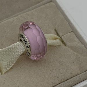 Murano Glass Bead Charm Fascinating Pink Murano Glass charm